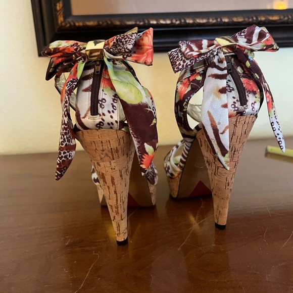 Lui Chung Katie Heels Platforms Sandals - Picture 2 of 6